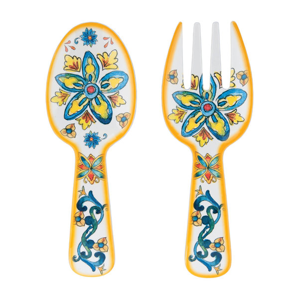 Bungalow Rose Melamine Salad Servers Wayfair